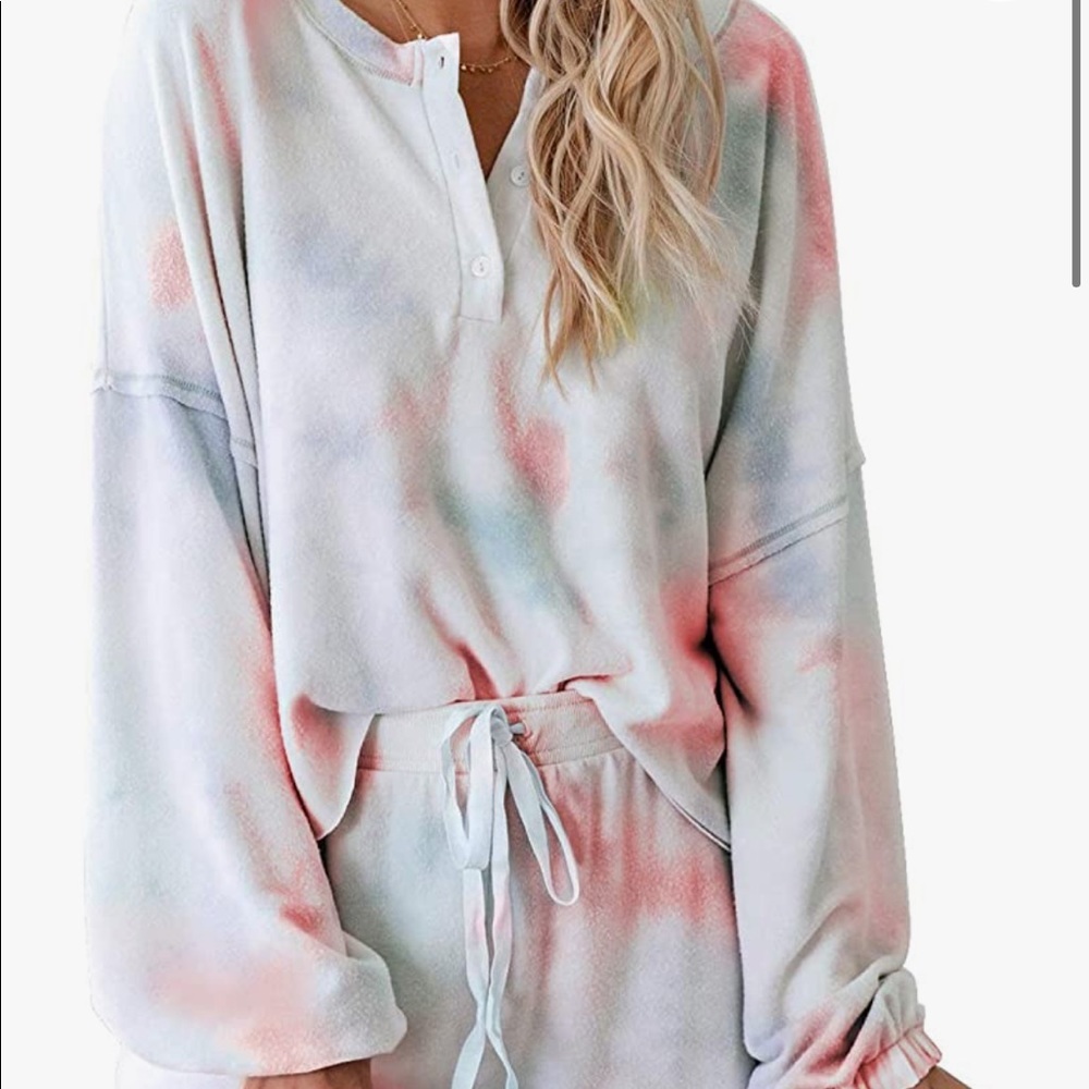 Tie dye pj top - Picture 2 of 7